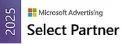 Microsoft Advertising 2025 Select Partner badge