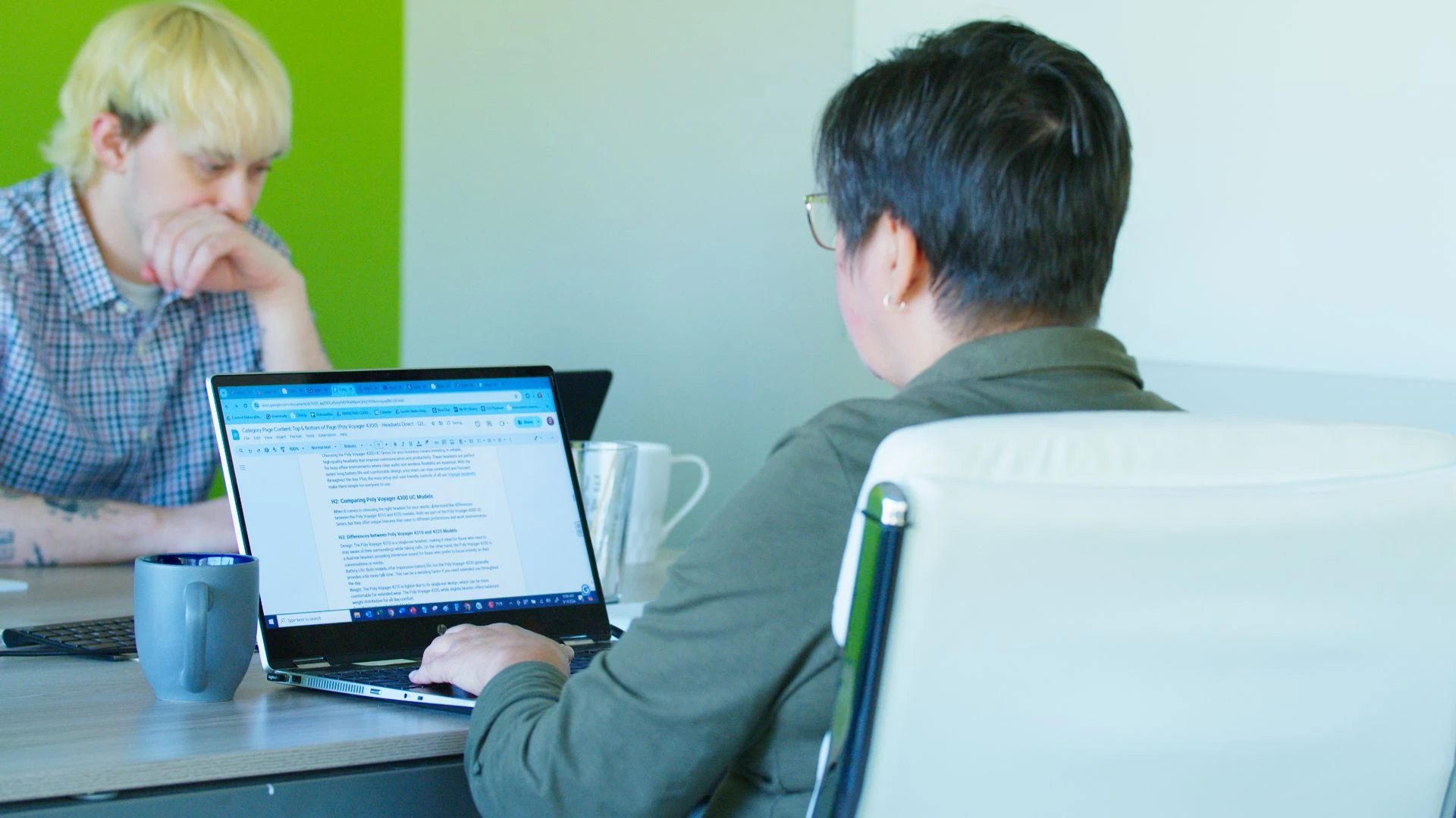 A website team repurposing content
