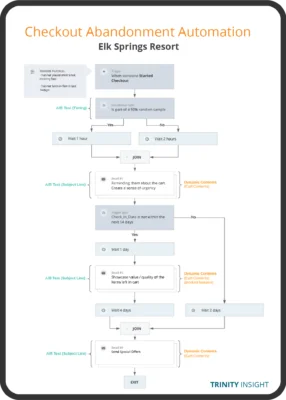 Email Elksprings Checkout Abandonment Flow