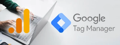 SEO reporting dashboard with GA4 and Google Tag Manager