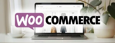 WooCommerce SEO services card showing storefront and plugin planning graphic